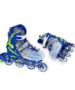 Αυξομειούμενα Πατίνια Roller NJ 1812A INLINE SKATES NILS EXTREME ΜΠΛΕ Παιδικά - MEDIUM (34-38)