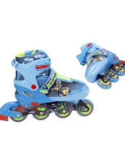 Αυξομειούμενα Πατίνια Roller NJ4605 A INLINE NILS EXTREME Μπλέ με LED φωτάκια- LARGE (38-41)