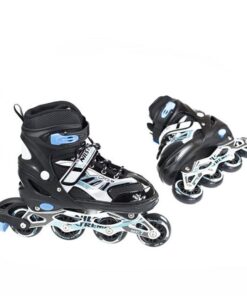 Αυξομειούμενα Πατίνια Roller NJ 1828 A INLINE SKATES NILS EXTREME ΜΑΥΡΟ -MEDIUM (35-38)