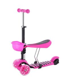 Σκούτερ Παιδικό HLB08 3 σε 1 Ροζ ME LED ΦΩΤΑΚΙΑ NILS EXTREME