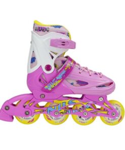 Αυξομειούμενα Πατίνια Roller NH 1105 ΣΕΤ 3 ΣΕ 1 INLINE SKATES NILS EXTREME ΡΟΖ- MEDIUM(35-38)