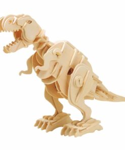 ROBOTIME WALKING T-REX Ξύλινο Μηχανικό Puzzle με Αισθητήρα Ήχου
