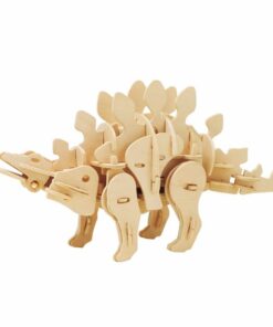 ROBOTIME MINI STEGOSAURUS D440 Ξύλινο Μηχανικό Puzzle με Αισθητήρα Ήχου