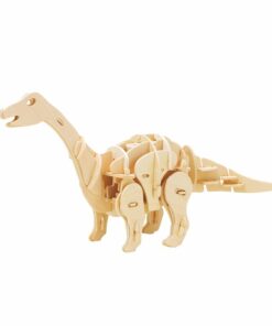 ROBOTIME MINI APATOSAURUS D450 Ξύλινο Μηχανικό Puzzle με Αισθητήρα Ήχου