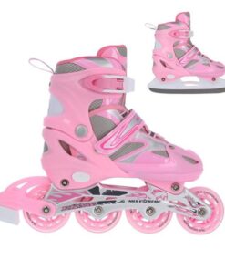 Αυξομειούμενα Roller NH18366 2 ΣΕ 1 Ροζ Small(31-34) IN-LINE SKATES/HOCKEY ICE SKATES