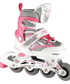 Αυξομειούμενα Πατίνια Roller NA 10602A INLINE SKATES NILS EXTREME ΡΟΖ-MEDIUM(35-38)