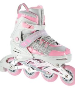 Αυξομειούμενα Πατίνια Roller NA 1186 Ροζ IN-LINE SKATES NILS EXTREME Small(31-34)