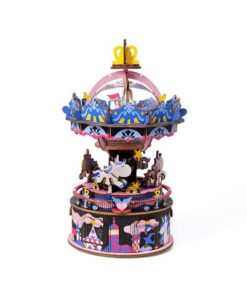 Rolife Starry Night AM44 Merry-go-round DIY Music Box