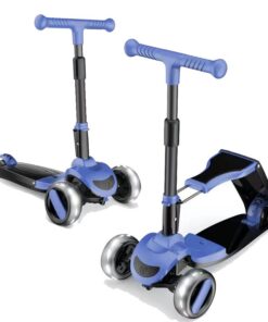 GC SCOOTER FUN S8 2 σε 1 Μαύρο/Μπλε ME LED ΦΩΤΑΚΙΑ