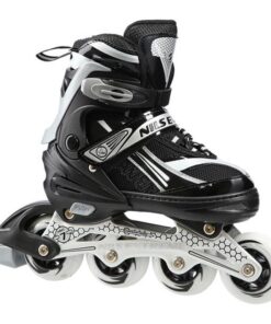 Αυξομειούμενα Πατίνια Roller NA 1123 Μαύρο IN-LINE SKATES NILS EXTREME Large (39-42)