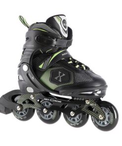 Αυξομειούμενα Πατίνια Roller NA 9080 Μαύρο/Πράσινο IN-LINE SKATES NILS EXTREME Large(39-42)
