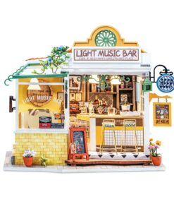 Rolife Light Music Bar DG147 DIY Wooden Dollhouse