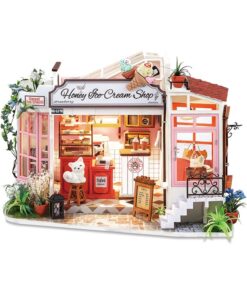 Rolife Honey Ice-cream Shop DG148 DIY Wooden Dollhouse