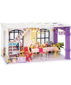Robotime Party Time DGF03 DIY Wooden Dollhouse