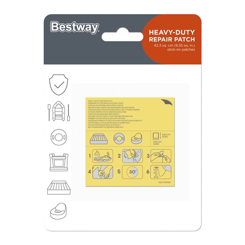 HEAVY DUTY REPAIR ΚΙΤ PATCH 6.5Χ6.5CM