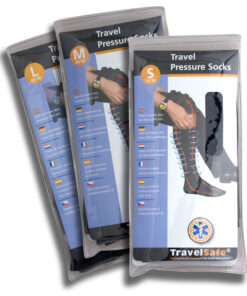 ΚΑΛΤΣΕΣ ΣΥΜΠΙΕΣΗΣ TRAVELSAFE PRESSURE SOCKS 0001 BLACK