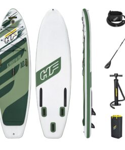 Hydro-Force Kahawai Set BESTWAY Φουσκωτή Σανίδα SUP, Μήκος: 3.10m, Αντοχή: 140kg, 3 πτερύγια, 65308
