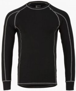 ΙΣΟΘΕΡΜΙΚΗ ΑΝΔΡΙΚΗ ΜΠΛΟΥΖΑ Highlander Bamboo Base Layer Long Sleeve Top, Mens, Black - L