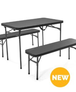 Τραπέζι Πτυσσόμενο Σετ Πικ Νικ Oztrail Ironside 3 Κομμάτια Recreation Table Set