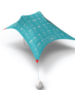 SALTY TRIBE Aeolians Beach Elastic Tent 200x200 cm, Τέντα Παραλίας με Προστασία UV, TRI-023 /Cycladic Print