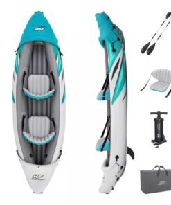 Rapid Elite Set BESTWAY Φουσκωτό Καγιάκ δύο ατόμων, Μήκος: 3.12m, Αντοχή: 180kg, 1 πτερύγιο, 65142