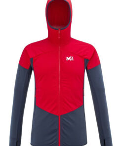 Μπουφάν ski ανδρικό fleece Millet RUTOR ALPHA HOODIE M /Red