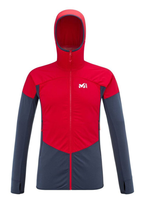 Μπουφάν ski ανδρικό fleece Millet RUTOR ALPHA HOODIE M /Red