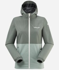 Μπουφάν πεζοπορίας γυναικείο Lafuma ACCESS W, αδιάβροχο /Slate gray