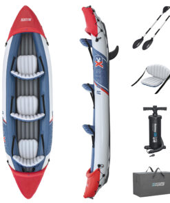 Hydro-Force Rapid X3 Set BESTWAY Φουσκωτό Καγιάκ τριών ατόμων, Μήκος: 3.81m, Αντοχή: 280kg, 1 πτερύγιο, 65132