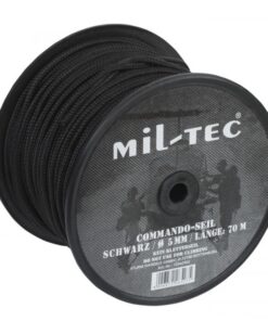 Σχοινί αρτάνι Mil-Tec Commando Rope 5mm 70m μαύρο