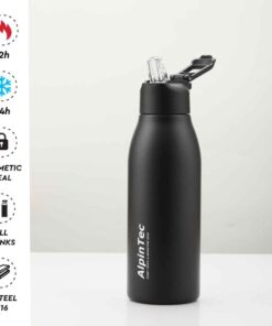 Θερμός Alpin Tec Fellow 600ml Μαύρο